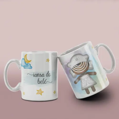Caneca Religiosa Orixás ? Porcelana /col12 Dv