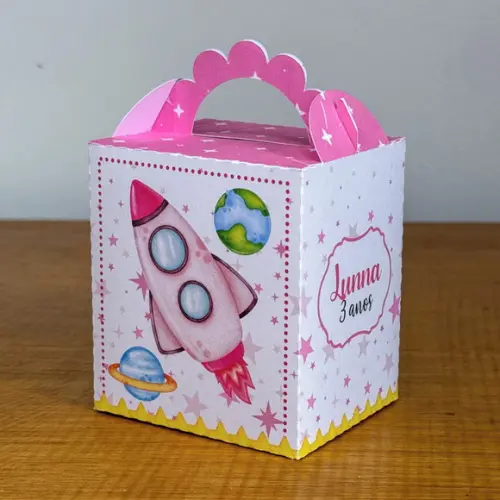 Kit 20 Caixas Astronalta Personalizada (pegue e Monte)