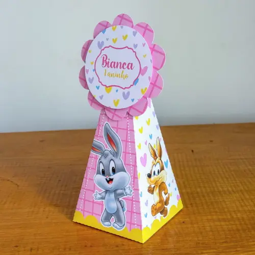 Kit 20 Caixas Baby Looney Tunes,menina (pegue e Monte)