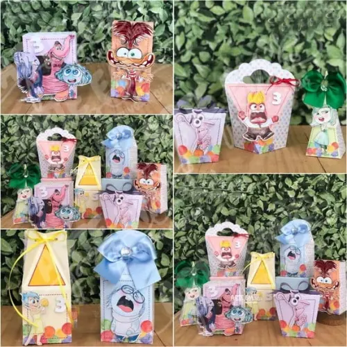 Kit 30 Ítens Personalizadas Aniversário Divertidamente