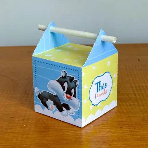 Kit 40 Caixas Baby Looney Tunes, Caixa Person(pegue e Monte)