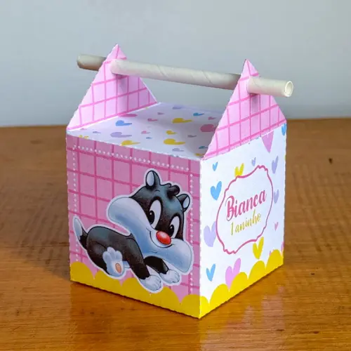 Kit 40 Caixas Baby Looney Tunes,menina (pegue e Monte)