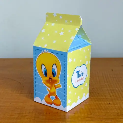 Kit 50 Caixas Baby Looney Tunes, Caixa Person(pegue e Monte)