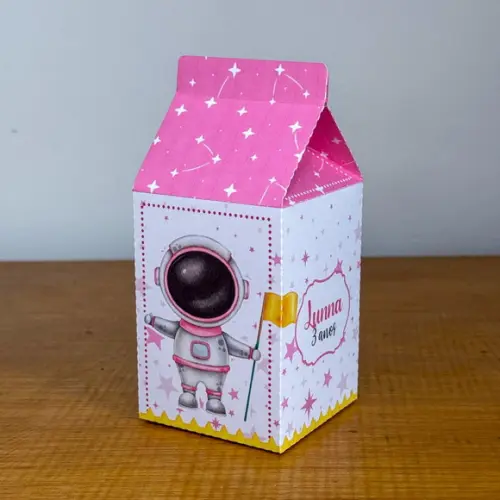 Kit 50 Caixas Astronalta Personalizada (pegue e Monte)