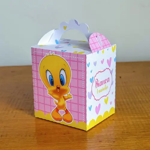 Kit 50 Caixas Baby Looney Tunes,menina (pegue e Monte)