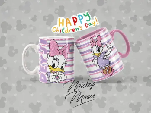 Kit com 5 Canecas Dia das Crianças Desenho