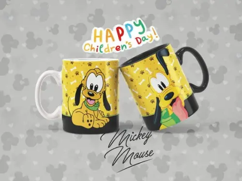 Kit com 5 Canecas Dia das Crianças Desenho Infantil