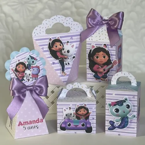Kit para Festas a Casa Mágica da Gabby -50 Unidades-ref.az