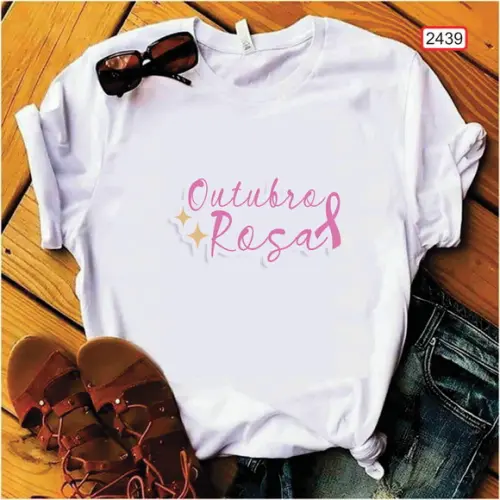 Luta Continua: Camiseta Outubro Rosa Venha Fazer Parte