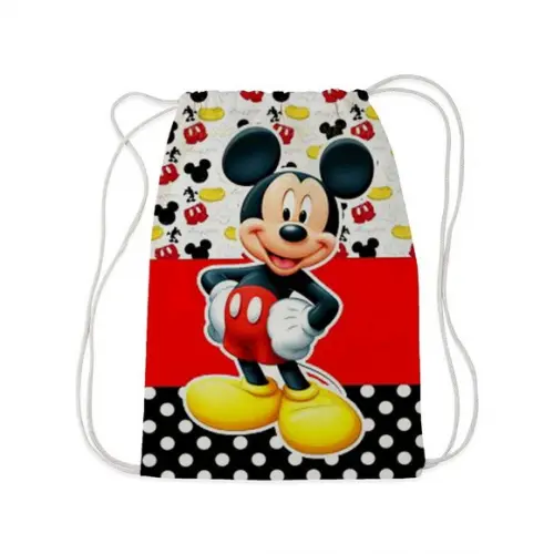 Mochila Saco Sacochila Mickey Festa Infantil