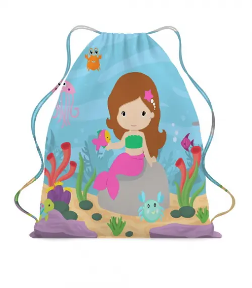 Mochila Sacochila Fundo do Mar Personalizada