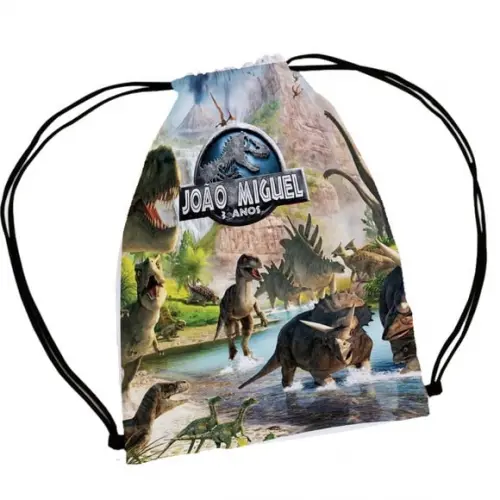 Mochila Sacochila Jurassic Park Personalizada