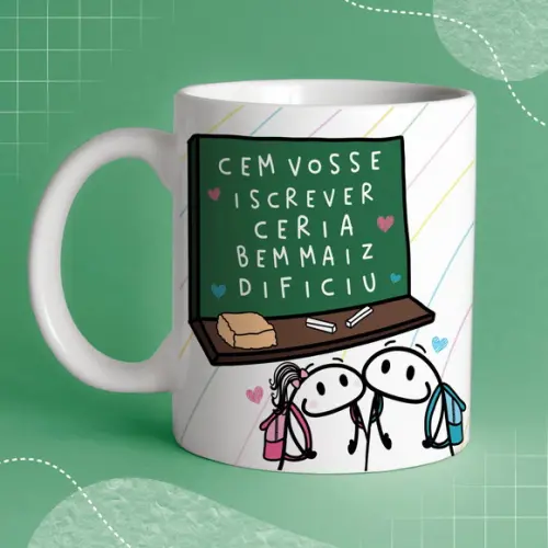 Presente Dia dos Professores ? Caneca de Porcelana-col.03