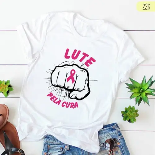Rosa pela Vida: Camiseta Outubro Rosa