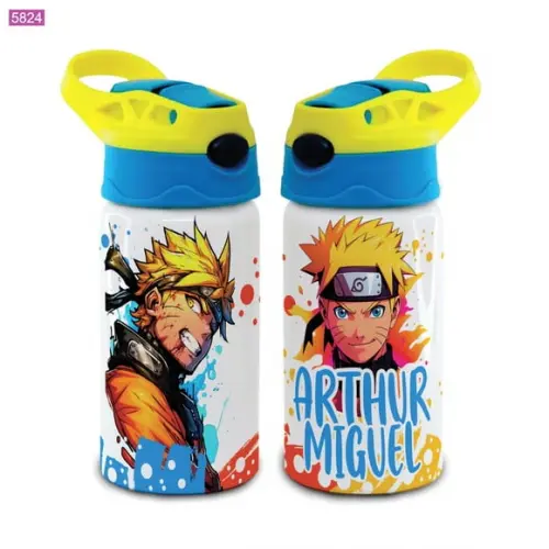 Squeeze Naruto Volta Ás Aulas Bico Silicone Infantil-nome