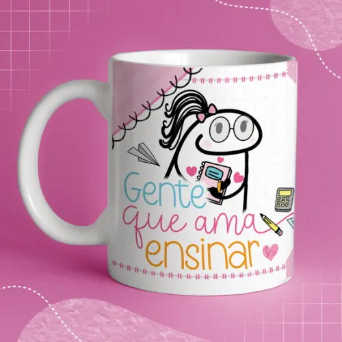 Presente Dia dos Professores ? Caneca de Porcelana-col.03