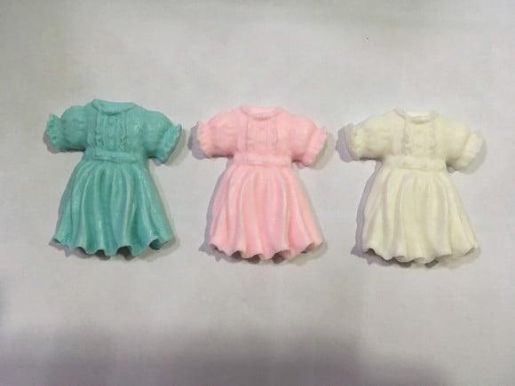 10 Sabonete vestido