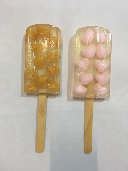10 Sabonetes Picolés no Saquinho Celofane sem Tag