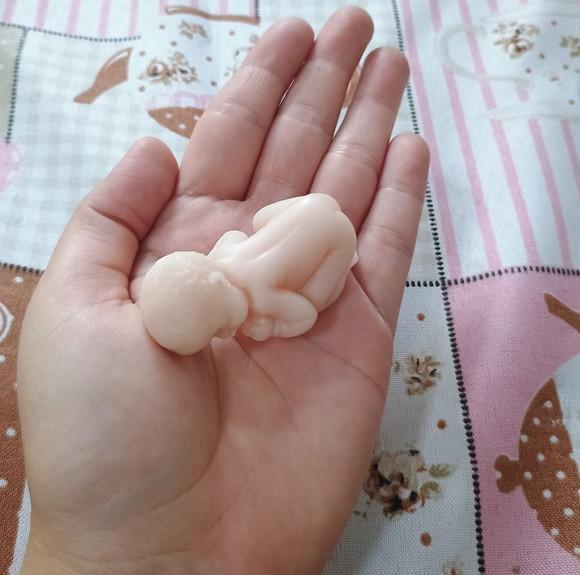 100 Sabonete Artesanal Bebê Bumbum (6 Cm)