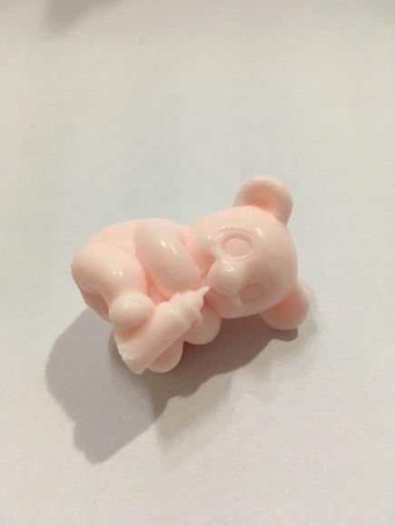 100 sabonetes bebê urso + 100 letras + 100 corações