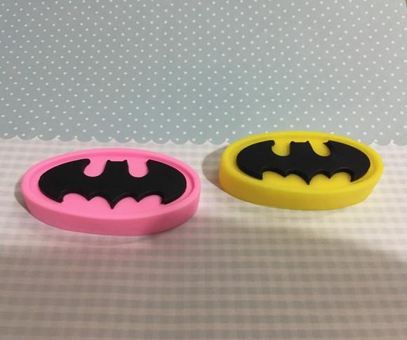 20 Sabonetes Batman no Tule com Tag