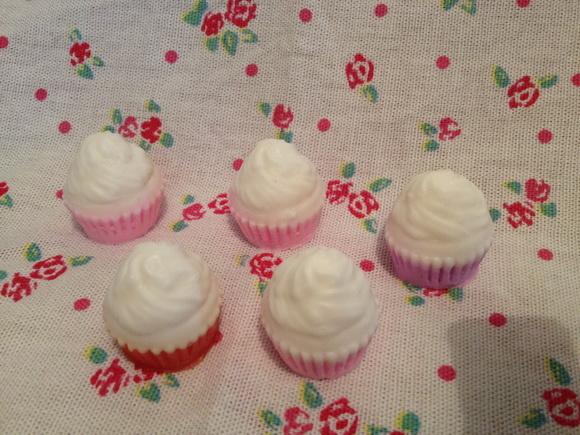 20 Sabonetes mini cupcakes