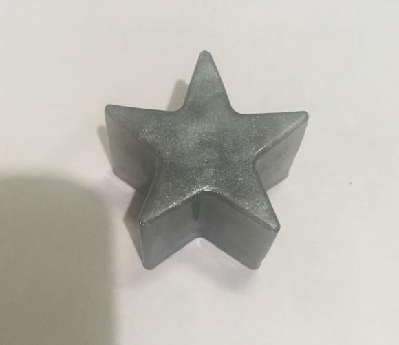 25 Sabonete Estrela Perolado no Tule com Tag