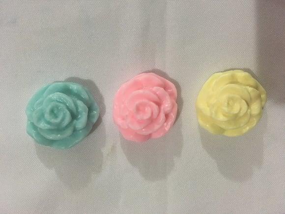 30 Sabonete Artesanal Mini Flor /