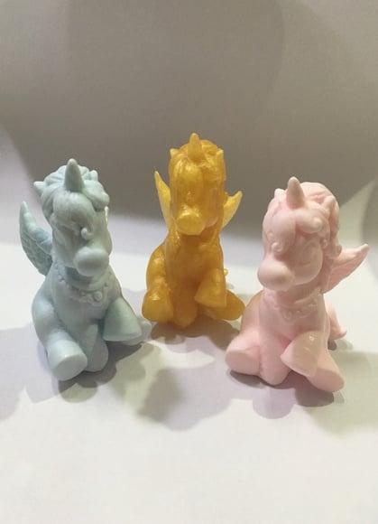 30 sabonetes unicórnio