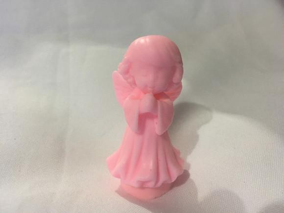 35 Sabonete Anjo Rezando no Tule com Tag /