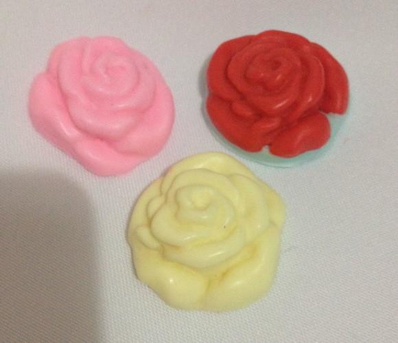35 sabonetes flor