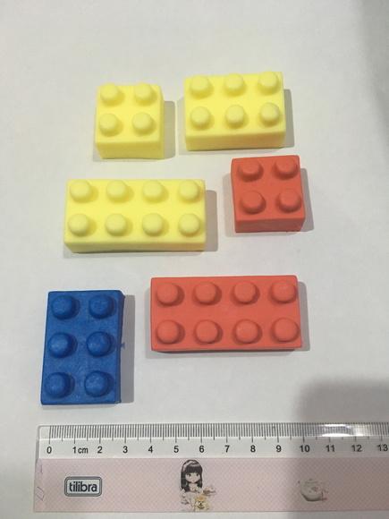 40 Sabonete Peças Lego (tamanhos Variados)