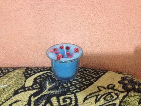 40 Velas perfumada no castiçal (sem flores)
