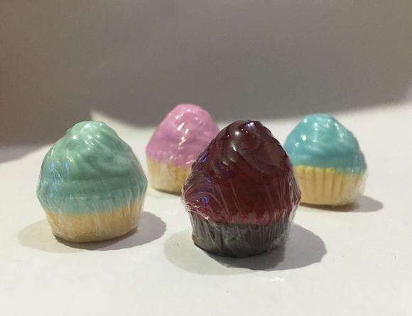 50 Sabonetes mini cupcakes