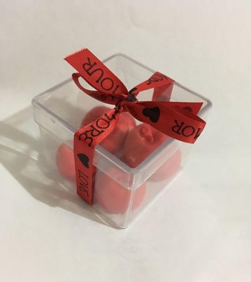 Caixa com Sabonetes mini maçã