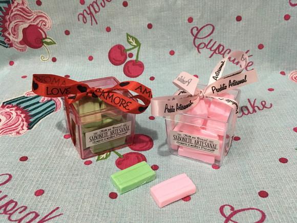 Caixa De Sabonetes Chicletes Para Lavabo