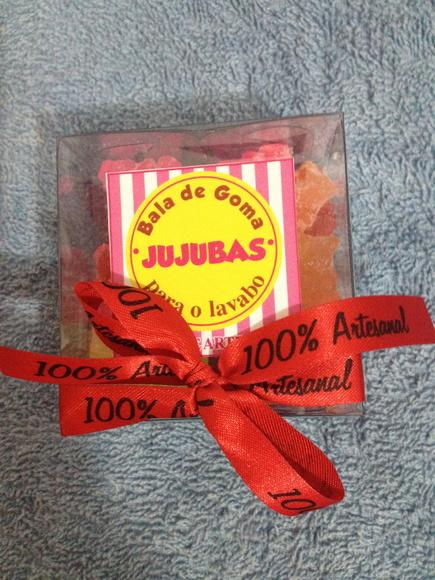 Caixa de Sabonetes Jujubas para Lavabo