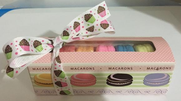 Caixa de Sabonetes Macaron