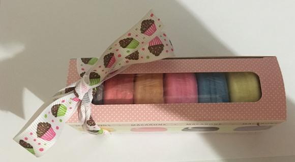Caixa de Sabonetes Macaron