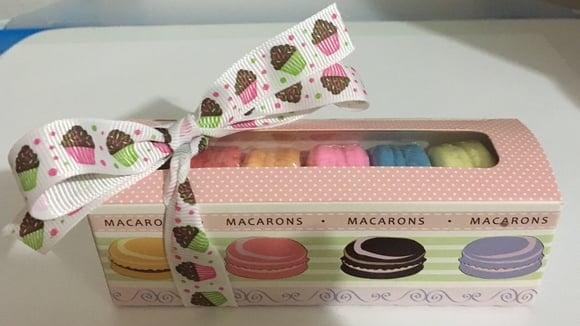 Caixa de Sabonetes Macaron