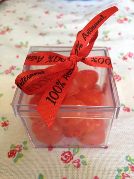 Caixas de Sabonetes com Mini Corações