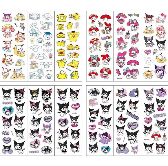 Kit 02 Cartelas de Adesivos Hello Kitty Bolha Alto Relevo ~