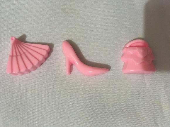 Kit 3 Sabonetes (leque, Sapato e Bolsa)