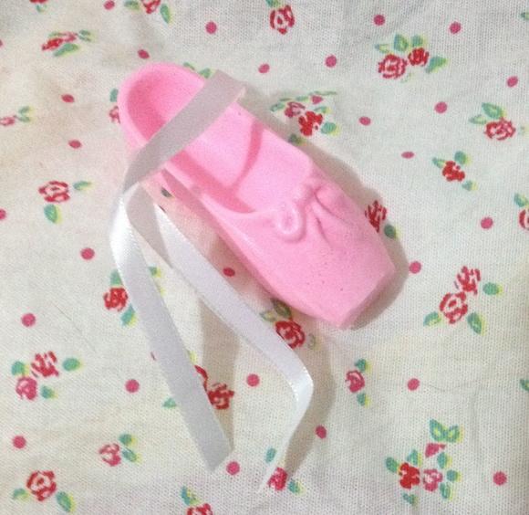 Kit 3 Sabonetes Bailarina Sapatilha e Cupcake (sem a Caixa)