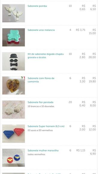 Kit de sabonetes artesanais