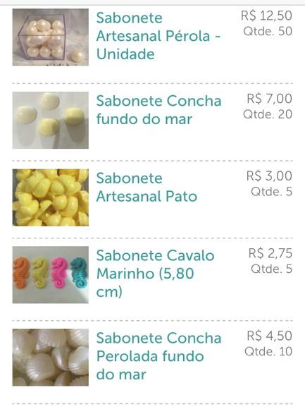 Kit de sabonetes artesanais