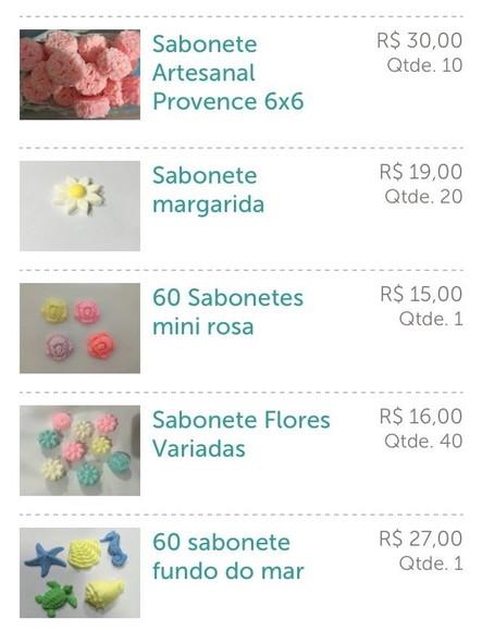 Kit de sabonetes artesanais