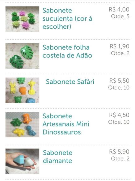 Kit de sabonetes artesanais