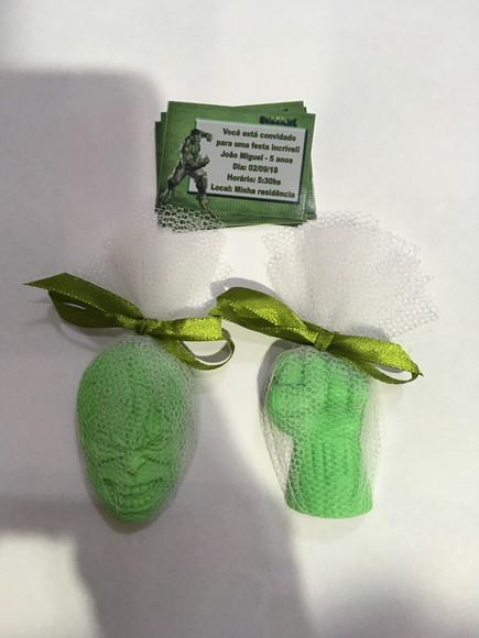 Kit de sabonetes vingadores
