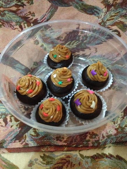 Mini Cupcakes Especiais (cobertura de doce de leite)